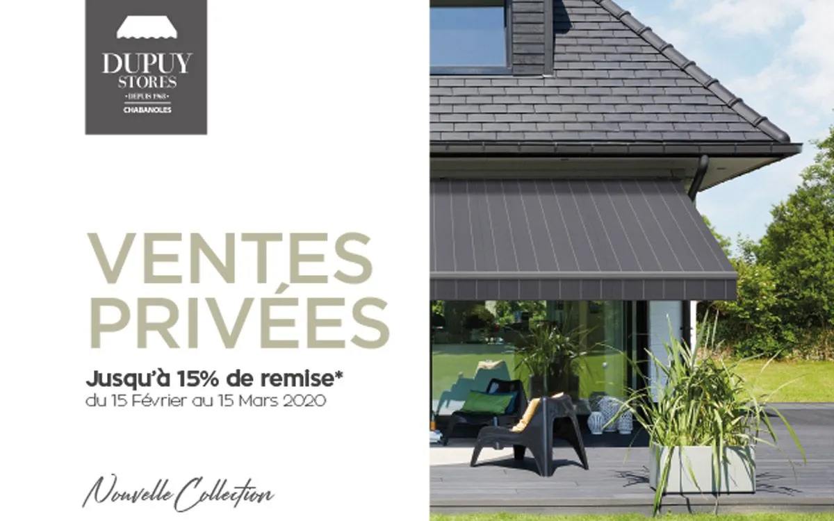 Ventes Privées 2020Du 15 février au 15 mars