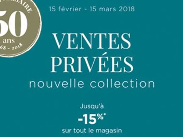 Ventes Privées Nouvelle collection
