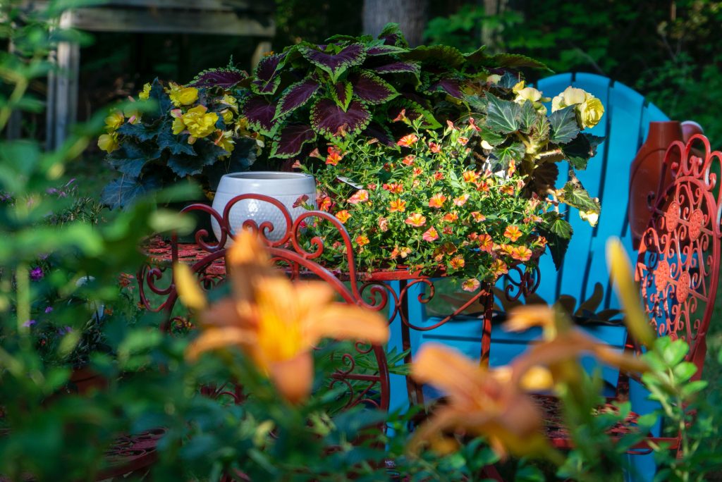 terrasse colorée